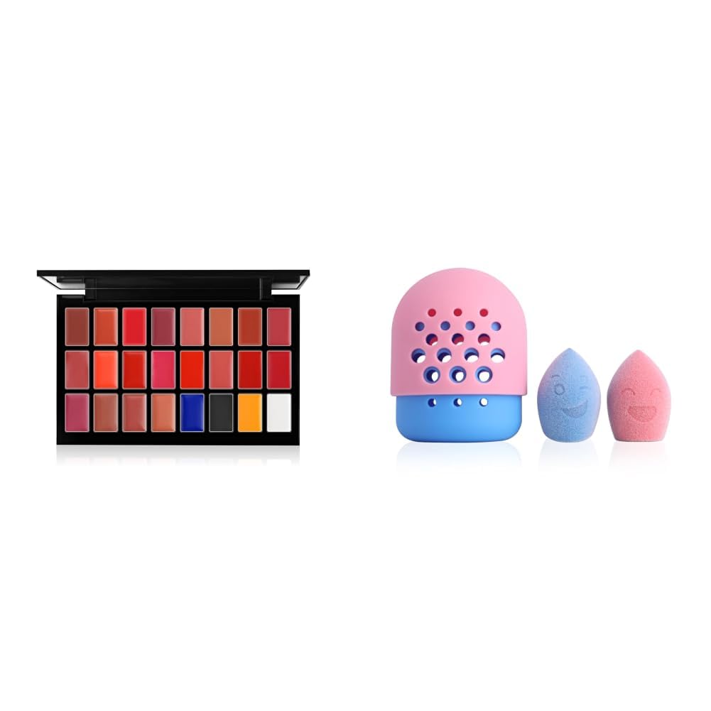 PAC Studio HD Lipstick Vault X24 Nano Bounce (Water Drop Cut, Olive Cut) (Blue, Pink) (2 Pc)-image-17