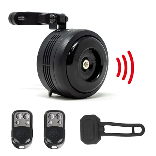 Waterproof Bike Alarm Horn with Remote Control...