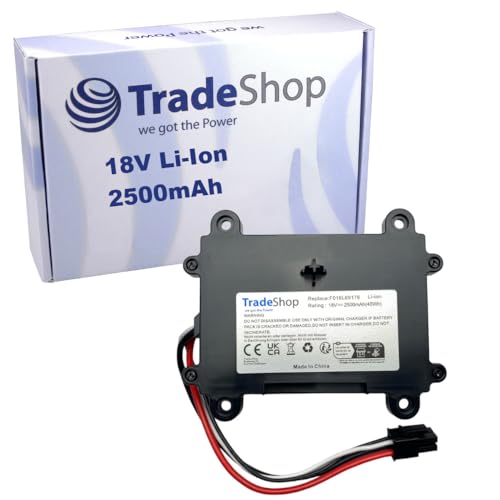 Trade-Shop Li-Ion Akku 18V / 2500mAh kompatibel mit Bosch Indego 350, 400, M 700, M+ 700, S+ 350, S+ 400, S 500, S+ 500, XS 300 Mähroboter
