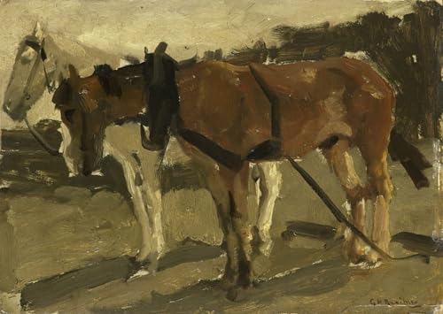 Cuadro vintage de Breitner (60x90 cm) para transformar tu salón con arte clásico