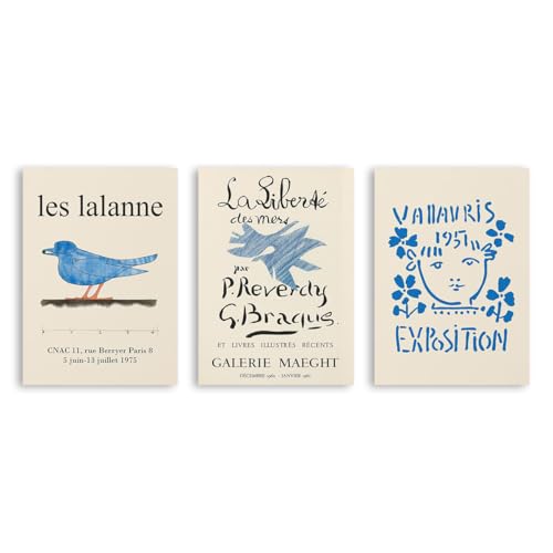 Affiches oiseaux vintage sur toile pour raviver un mur de salon blanc