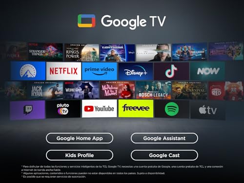 TCL 43T69C 43” QLED, Direct LED TV, 4K HDR, Smart TV Powered by Google TV (Dolby Vision & Atmos, Game Master, Motion Clarity, Compatible with Google Assistant & Alexa) - imagen 10