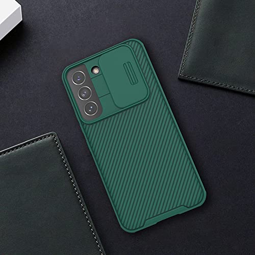 Image of Samsung Galaxy S22 Case with Camera Cover, Full-Body Protective & Slim Fit, Camera Protection Case Only for Samsung Galaxy S22 5G 2022 (Green)