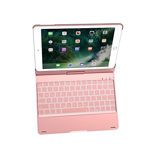 iPad 10.2 7 ȃL[{[hP[X 360x]@\ 7FLEDobNCg L[{[hJo[CXbluetoothL[{[h `Eobe[ lC  { Pro10.5/Air3Ή {L[{[h (