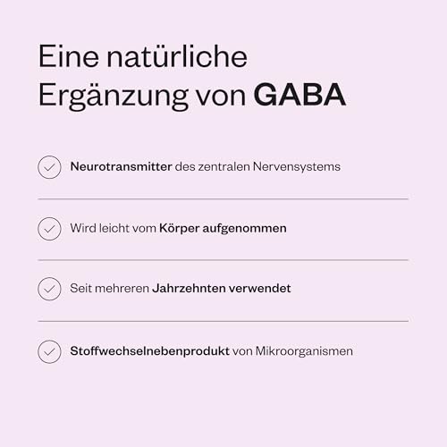 PharmaGABA – Anti-Stress – Hilft Stress und Angst zu reduzieren – Hemmender Neurotransmitter für das Zentrale Nervensystem (ZNS) – Gamma-Aminobuttersäure – Vegan – SuperSmart