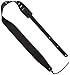 Fender Broken-In Leather Guitar Strap, 2.5in, Black