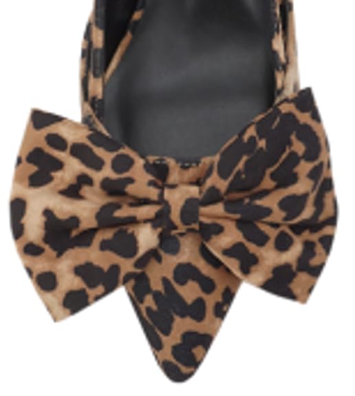 TruFox Women's Slingback Pumps with Bow Pointed Toe Kitten Heel Short Heel Slip On3