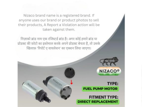 Nizaco FZ Version 1 & 2, Hero Xpulse BS6, Himalyan BS4 Fuel Pump