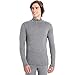 Produktbild Icebreaker Merino Herren 200 Oasis Langärmeliges Oberteil mit halbem Reißverschluss, Größe L, Gritstone Hthr