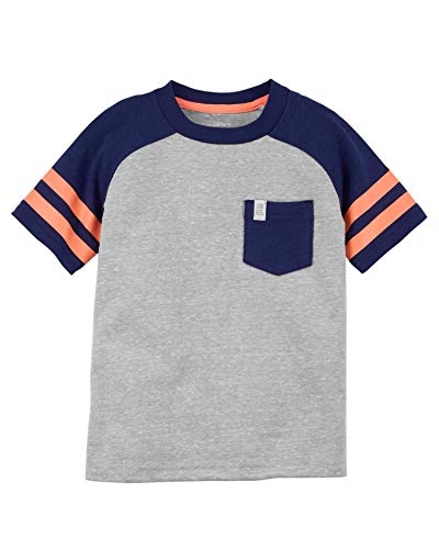 T-shirt raglan Carter's bébé 9 mois au col souple pour un habillage facile sans pleurs