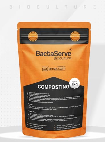 [1kg for 1 ton Waste] BactaServe - 1kg Composting : Effortlessly Convert 1 Ton Waste into Rich Compost | Rapid composting | for Kitchen & Municipal Waste (B0CVB9PFNN) Amazon Price History, Amazon Price Tracker