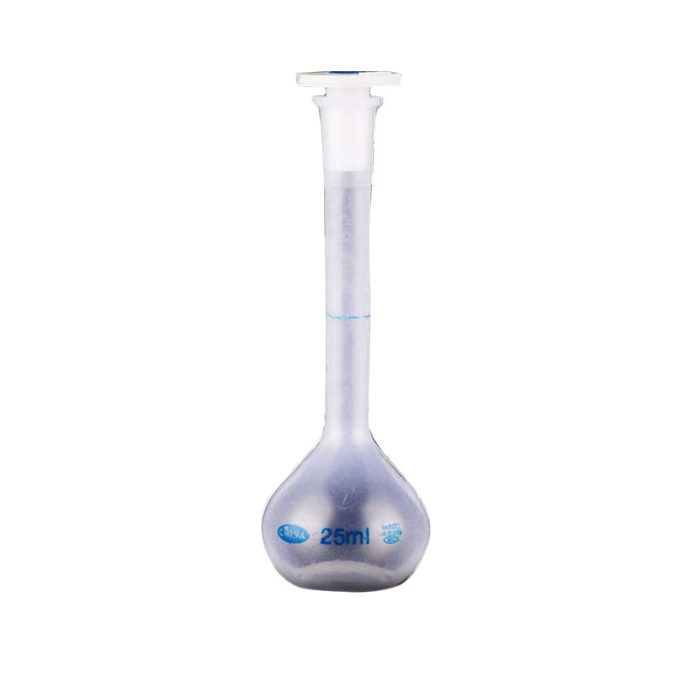 Buy Measuring Flask Bottle with Plastic Cap, Long Neck Lab Volumetric