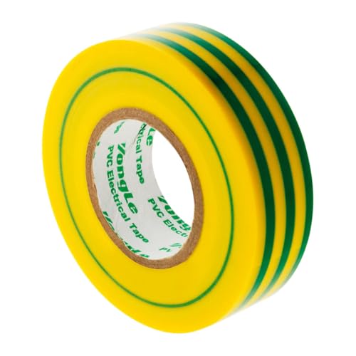 Rouleau adhésif 19mm x 20m - Jaune/Vert - Zenitech