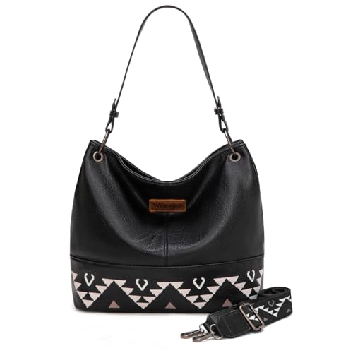 Wrangler Hobo Bags for Women Vegan Leather Top Handle Shoulder Purses and Handbags