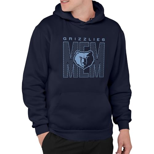 Junk Food NBA - Memphis Grizzlies City Mesh Adult Hoodie Navy