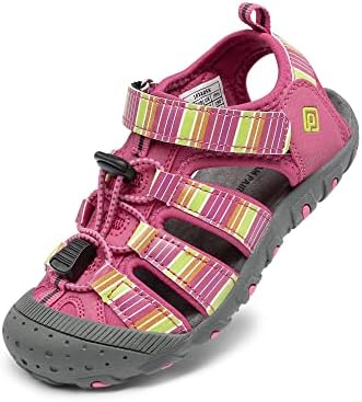 DREAM PAIRS Boys Girls Closed-Toe Outdoor Summer Sport Sandals(Toddler/Little Kid/Big Kid)