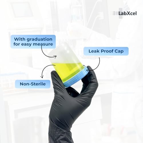LabXcel Polypropylene Clear Specimen Containers with Screw Cap – 4.5oz (120mL) Sample Collection Cups for Urine, Stool & Semen Testing - Leak-Resistant, Individually Bagged – 5 Pack - Thumbnail 7