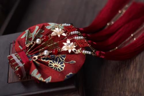 Bolsa Roja Chino Tradicional Hecha a Mano miniatura 4