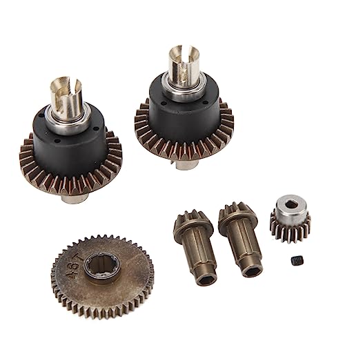 Kit de Engrenagem de Motor de Carro RC, Conjunto de Unidade Diferencial de Kit de Engrenagem Diferen