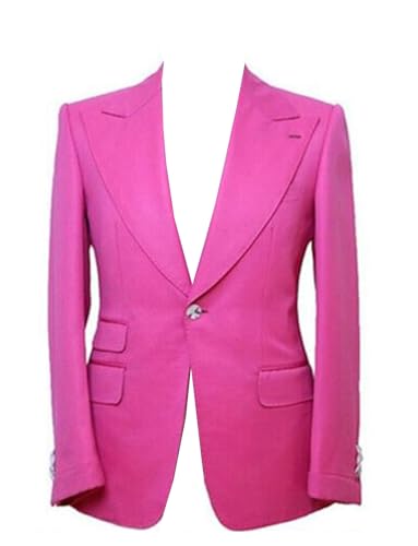 Blazer pour homme à un bouton et revers sur mesure pour bal et loisirs
