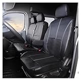 Für VW Transporter LT T4 T5 Für Daewoo Matiz Cooles schwarzes Leder 2+1 Autositzbezüge Robuste wasserdichte Van-Sitzbezüge 2013