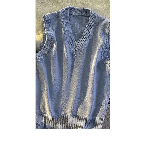 Chaleco de punto suave y cómodo estilo holgado masculino 3