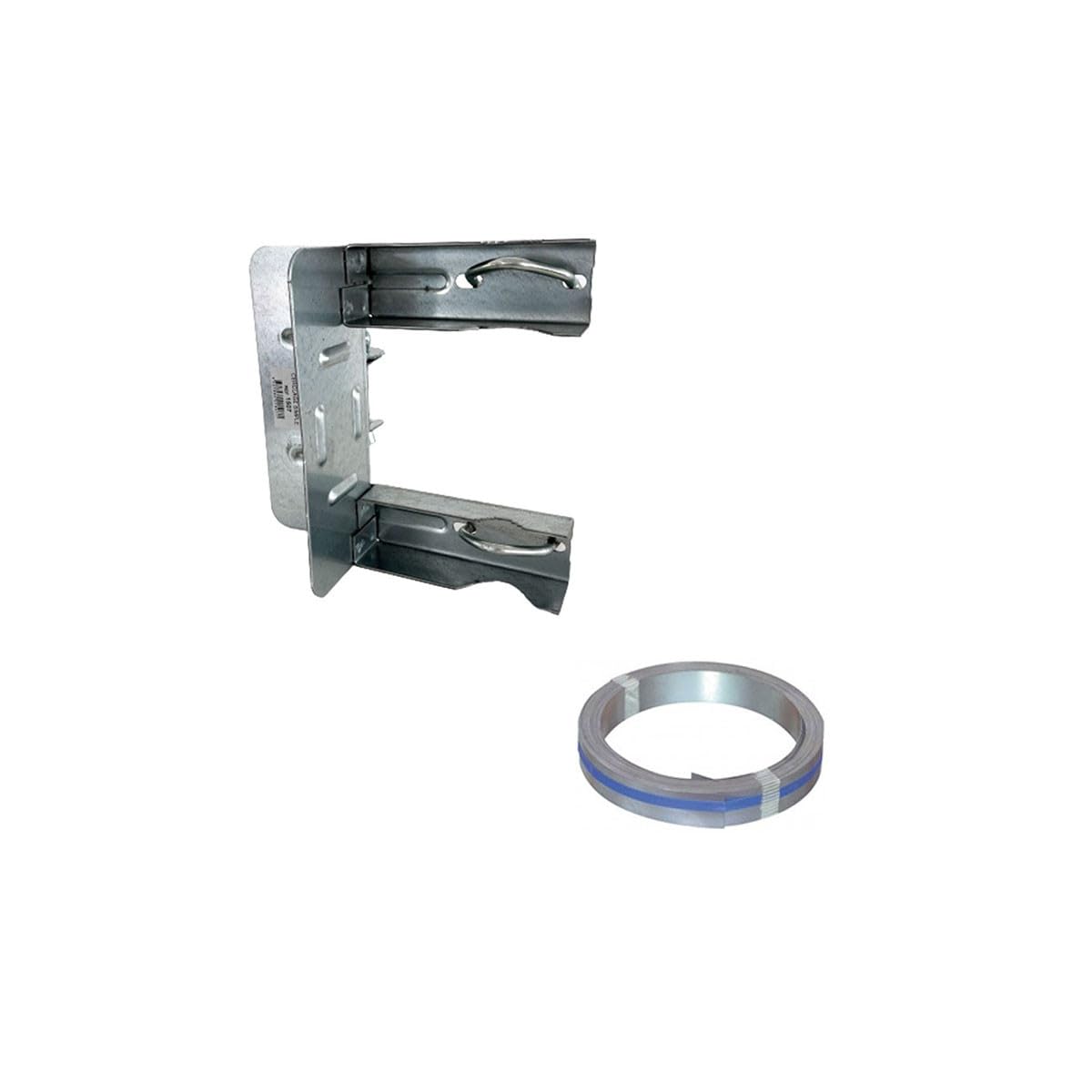 Pack Cerclage de cheminée Simple + Feuillard Galvanisé 10m Fixation Antenne TNT