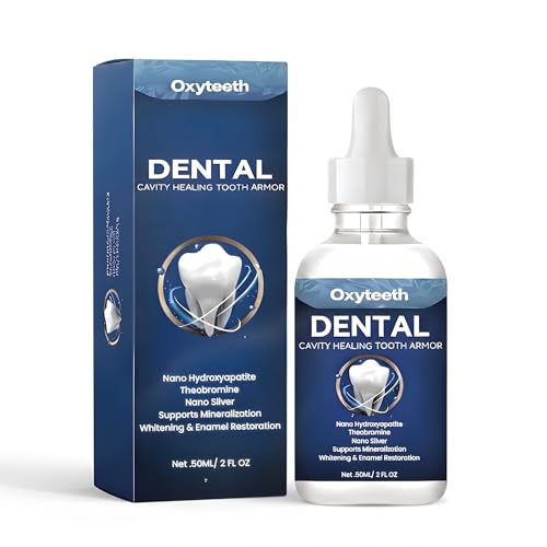 Oxyteeth Tooth Armor Drops Enamel Repair Liquid Remineralization Formula for Teeth Strengthening & Early Cavity Protection Daily Dental Care Serum for Sensitive Teeth Support (1Pc)