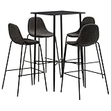 Table de cuisine avec chaises, en outre, ils sont faciles à assembler