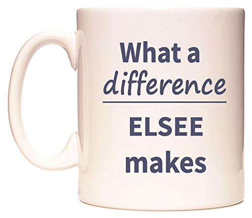 WeDoMugs What a Difference ELSEE Makes Ceramic 11oz Coffee Mug