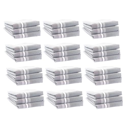 Servilletas de tela Chambray negro set de 12 miniatura 1