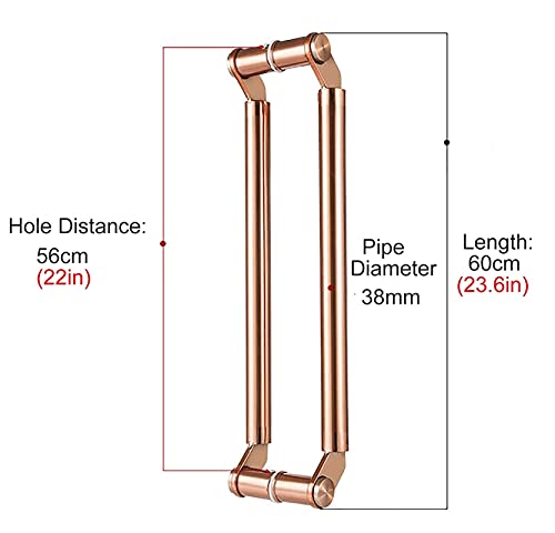 Poignée de porte en acier inoxydable brossé robuste pour cuisine moderne