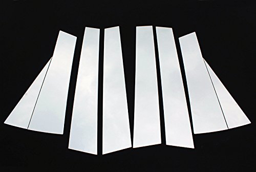 Itrims For Nissan Rogue X-Trail 2014-2019 Exterior Accessories Window Pillar Posts Molding Trim 6Pcs Stainless Steel #TOP1