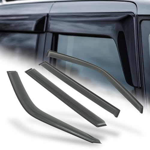 M-AUTO Window Visors Rain/Sun Guards Compatible with 02-06 Suzuki XL-7, 2001 Suzuki Grand Vitara...