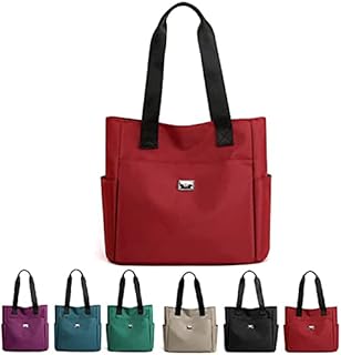 TIAASTAP Tote Bags for Women Nylon Shoulder Bag Large Capacity Waterproof Crossbody Handbag for School Shopping Travel Work Daily Use