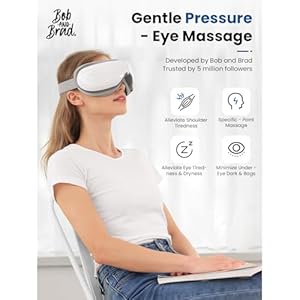 BOB AND BRAD Eye Massager FSA HSA Eligible, EyeOasis 2 Heated Eye Mask for Migraines with Music, Smart Eye Care Device Reduce Dry Eye Improve Sleep, Birthday Gifts for Women Men Mom Dad BOB AND BRAD Eye Massager FSA HSA Eligible EyeOasis 2 Heated Eye Mask for Migraines with Music Smart Eye Care Device Reduce Dry Eye Improve Sleep Birthday Gifts for Women Men Mom Dad