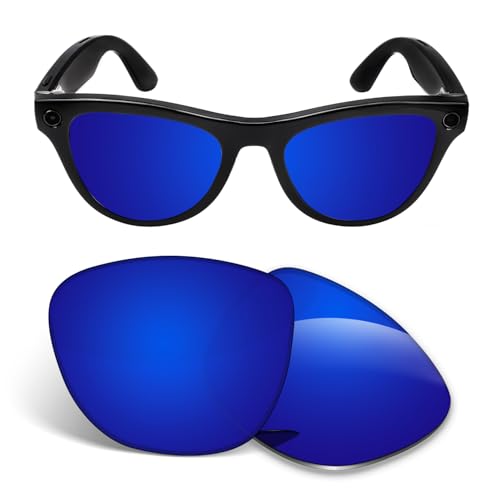 Image of 1.5MM Replacement Lenses Compatible With Ray-Ban Meta Skyler RW4010 52mm Smart Sunglasses