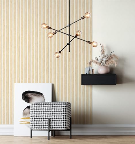 Papier peint intissé vinyle effet bois beige Newroom