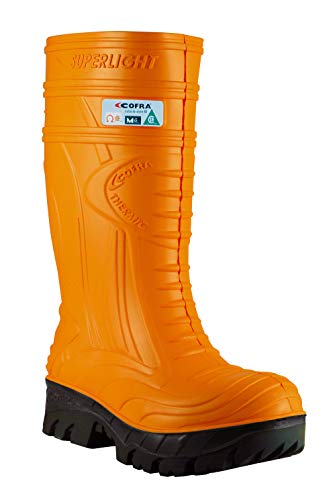 Cofra 00040-CU4.W08 Thermic Metguard EH PR Safety Boots, 8, Orange