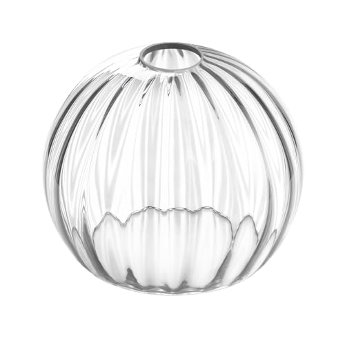 Image of Clear Glass Shade,Replacement Globe & Cover for Lighting Fixture, 8 inch Diameter, Replacement with 1.65 Inch Fitter for Wall Lamps Chandeliers or Ceiling Light (1, 8Inch - Clear Glass)