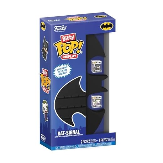 Funko Bitty Pop! Display: Star Wars - Batman Signal - Batman™ and The Joker™ and Can Display a Total of 18 Characters Y una Minifigura Misteriosa Sorpresa - 0.9 Inch (2.2 Cm) - Batman 1989