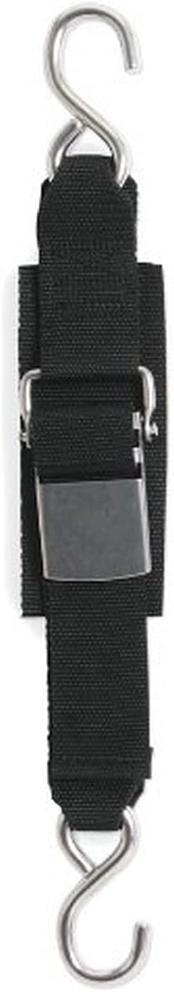 BoatBuckle Stainless Steel Kwik-Lok Transom Tie-Down, 2-Inch x 4-Feet