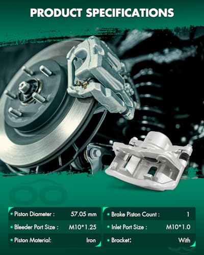 Image of SCITOO 19B1461 19B1460 Front Left & Right Disc Brake Calipers Assembly w /Bracket for Acura for CL /for Integra /for TL,for Honda for Accord /for CR-V /for Odyssey /for Prelude,for Isuzu for Oasis