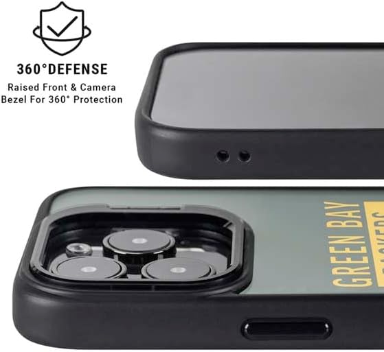 Skinit Kickstand Phone Case Compatible with iPhone 14 Pro Max - Officially Licensed NFL Green Bay Packers Green Performance Series Design