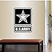 Distintivo dell'esercito americano Logo Adesivo murale Adesivo rimovibile in vinile Adesivo impermeabile autoadesivo fai da te Decorazione domestica interna 57 * 75cm