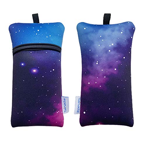 Image of Neoprene Shockproof Neck Phone Sleeve Case Bag Pouch w / Clip (Galaxy)