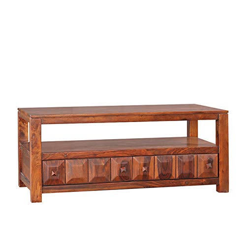 Image of HomeTown Woodrow Solid Wood Center Table