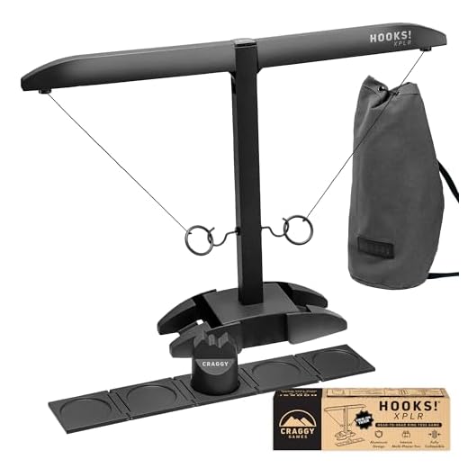 Portable Aluminum Ring Toss Game for All Ages