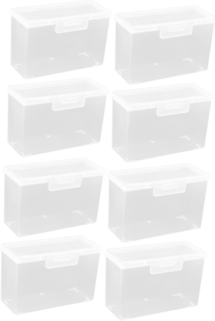 Jeffbaubl Lot De 24 Boîtes De Rangement Vides En Plastique Transparent