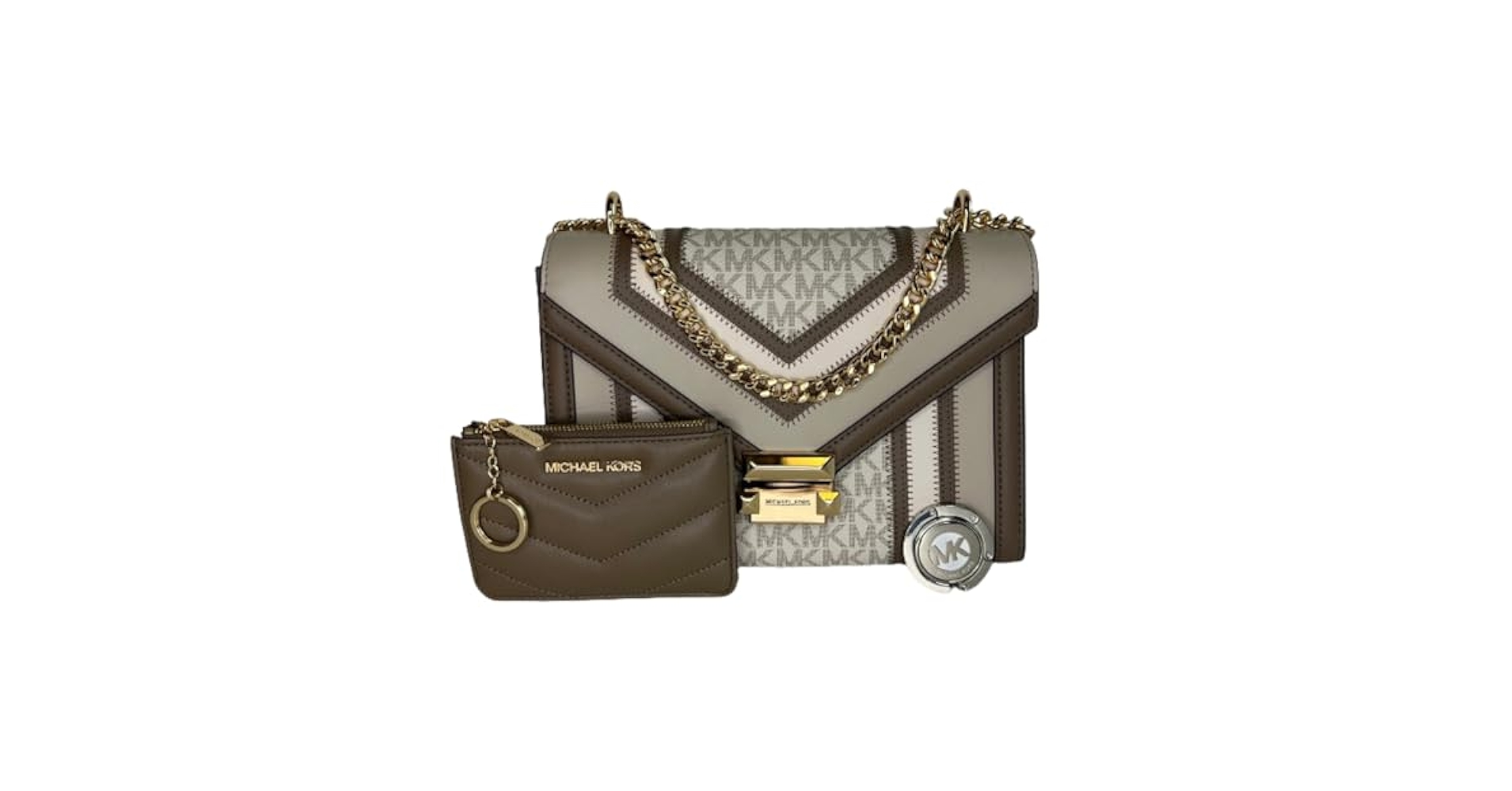 Amazon | Michael Kors Whitney ミディアムチェーンショルダー